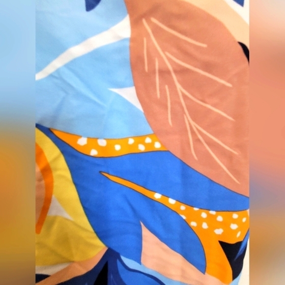 Large Tropical Side Drawstring Razorback Adjustable Straps One Piece Swimsuit - Picture 8 of 10